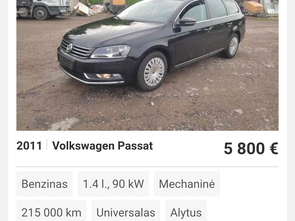 VW Passat B7 '2011