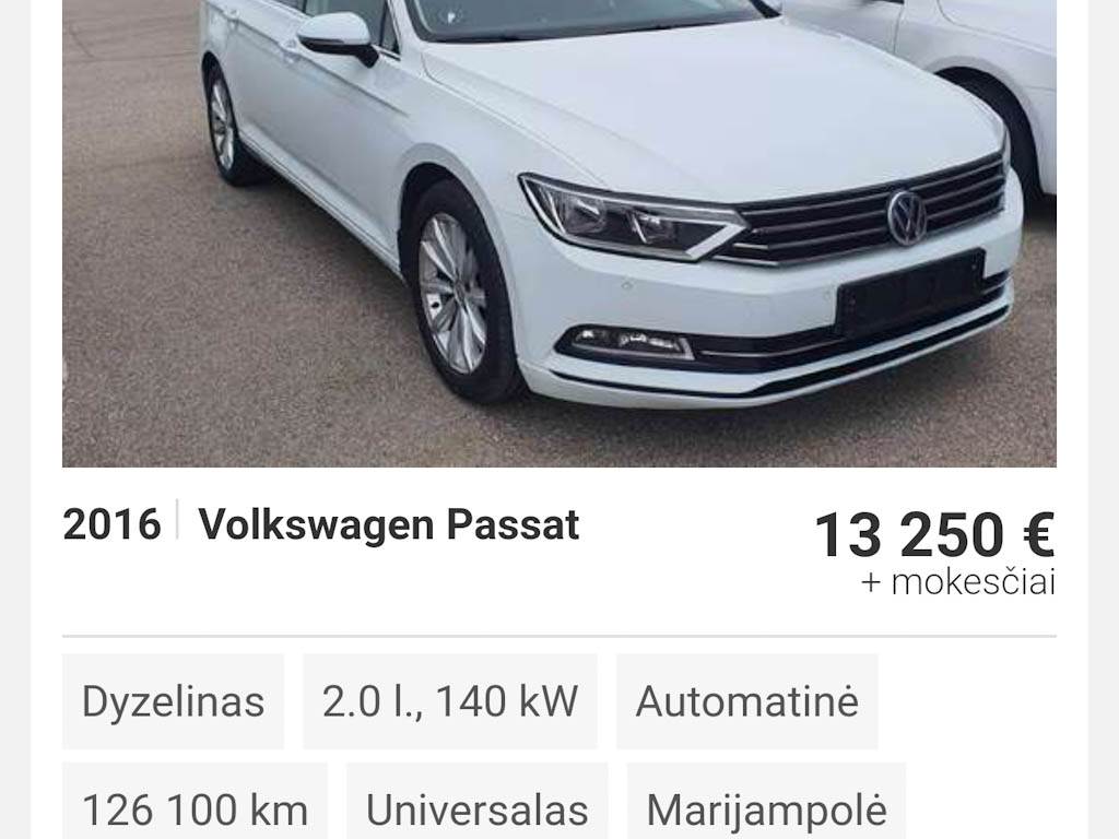 VW Passat B8 '2016